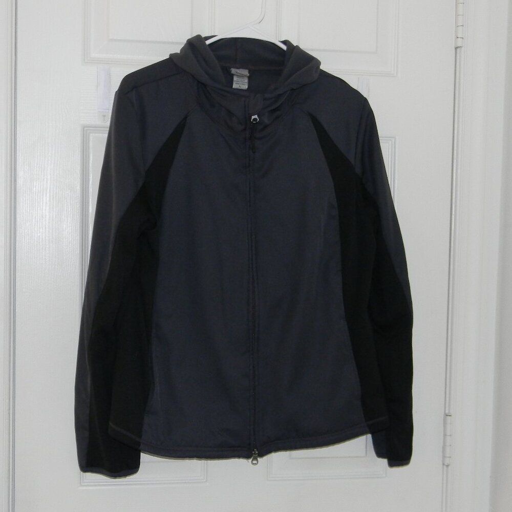 Champion Hooded Jacket with Double Zipper Side Pockets